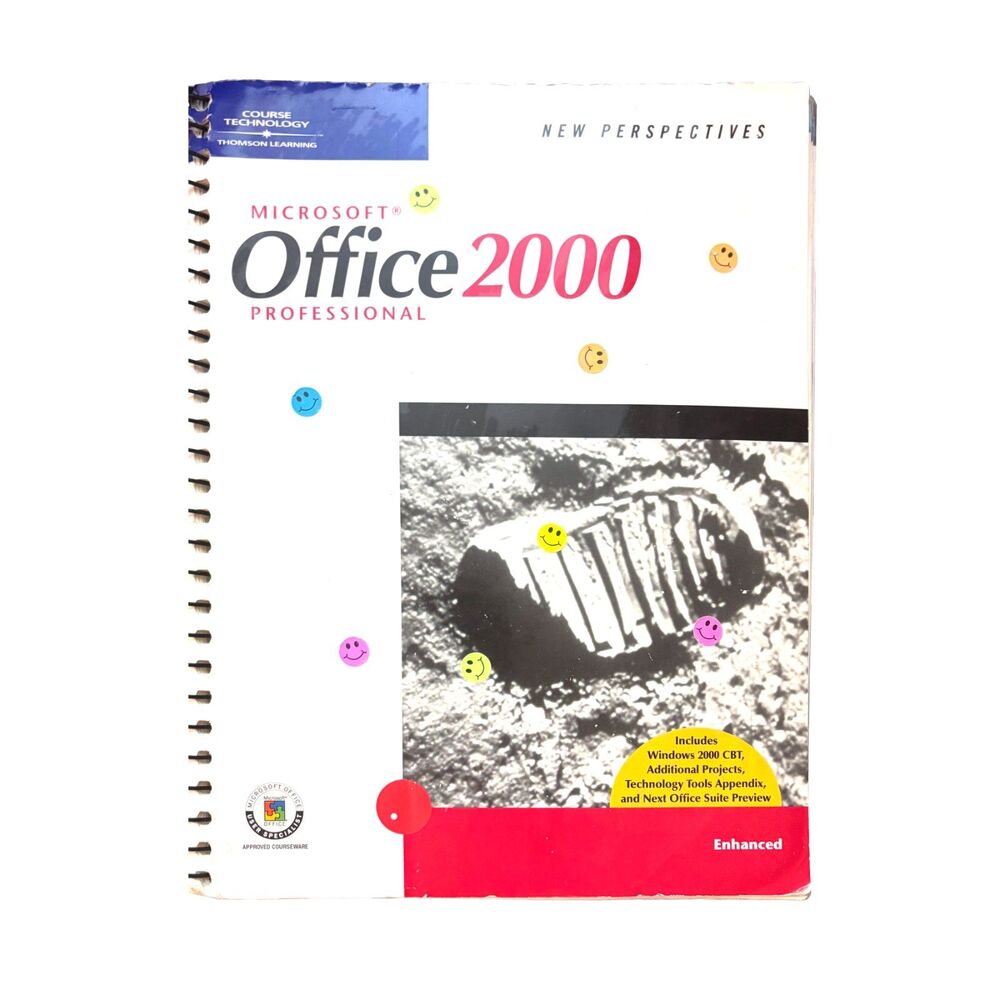 Vintage Microsoft Office 2000 Course Book